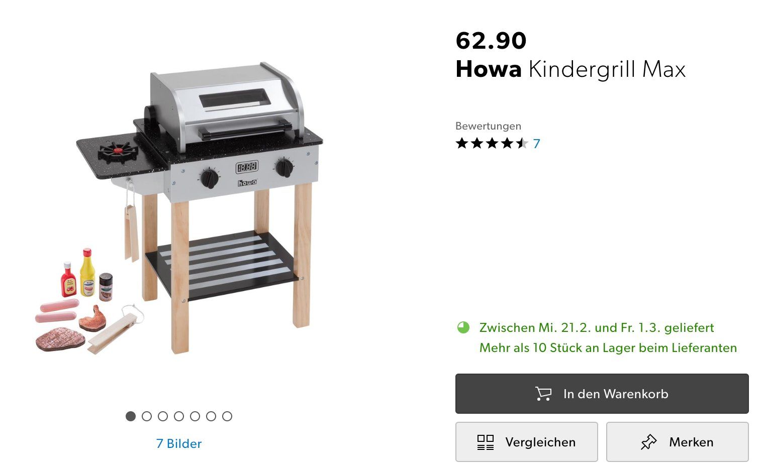 Spielzeuge: Kindergrill Max, Marke "howa" – Gebraucht aus Rothenburg von Kaulquappe55 2