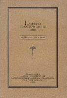 Lambert's Geographische Uhr, Graubünden 1927/28, Rarität!