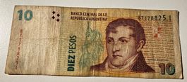 Argentinien 10 Pesos