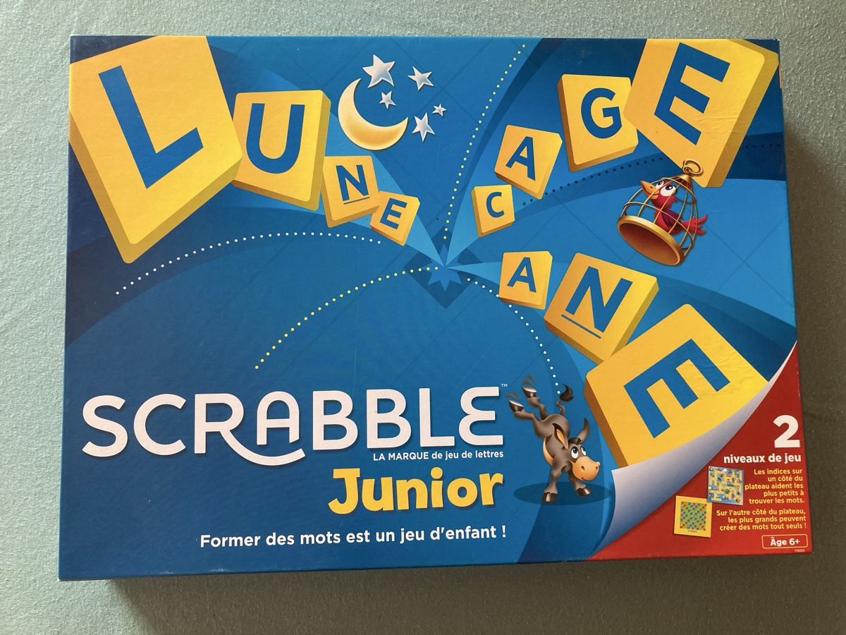 Mattel Giochi: Scrabble Junior - MATTEL- comme neuf – Nuovo (secondo la descrizione) da Chézard-St-Martin venduto da timogabychou