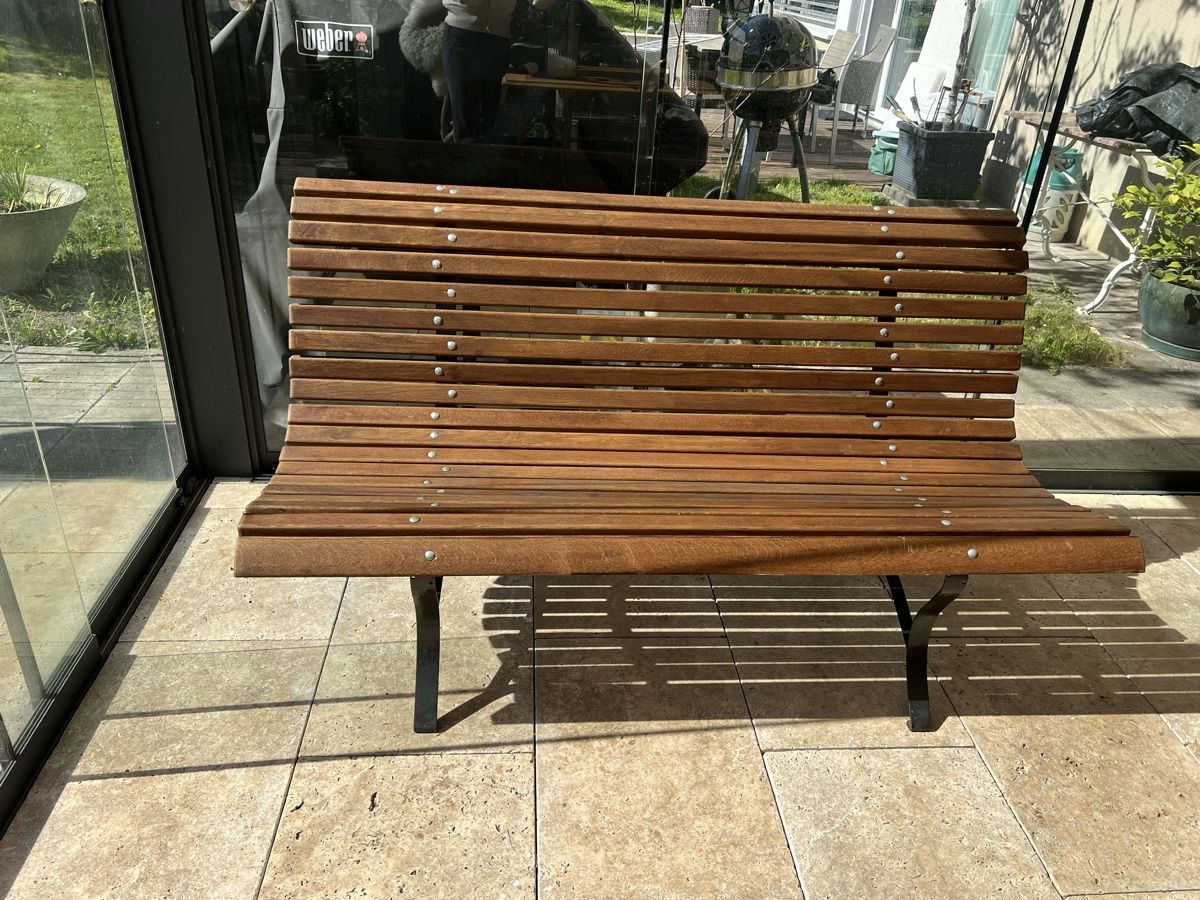 Panchine: Antiker Gartenbank, Hartholz neu – Usato da Wabern venduto da La-Vitrine 2