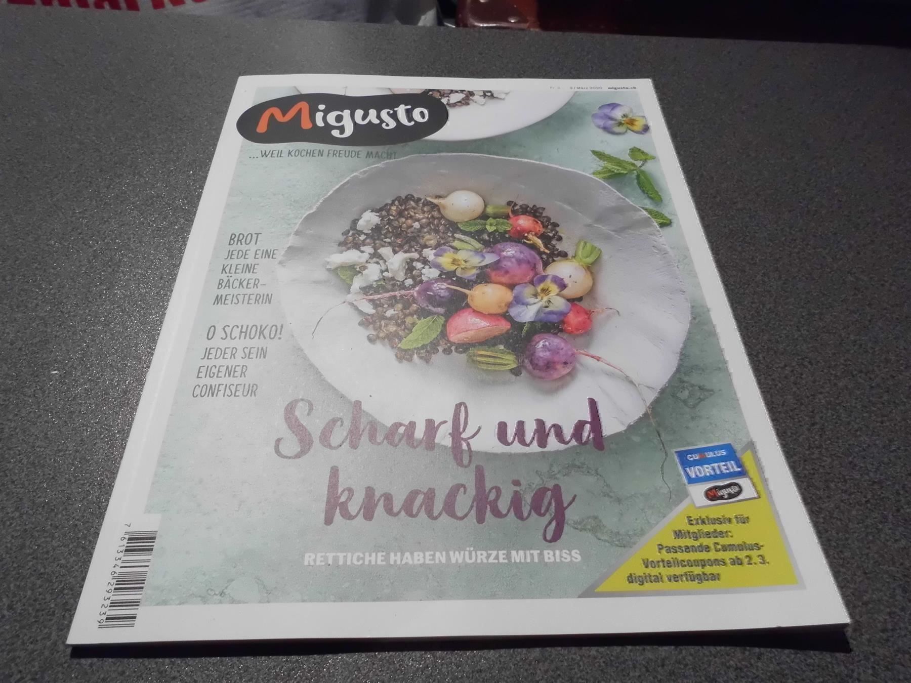 Zeitschriften & Magazine: Migusto  3/März 2020 – Gebraucht aus Zürich von Motzkuh