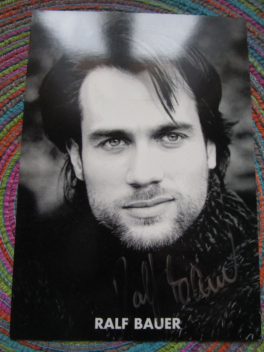 Autografi: RALF BAUER AUTOGRAMM DEUTSCHER SCHAUSPIELER – Usato da GUTENSWIL venduto da Alpina6