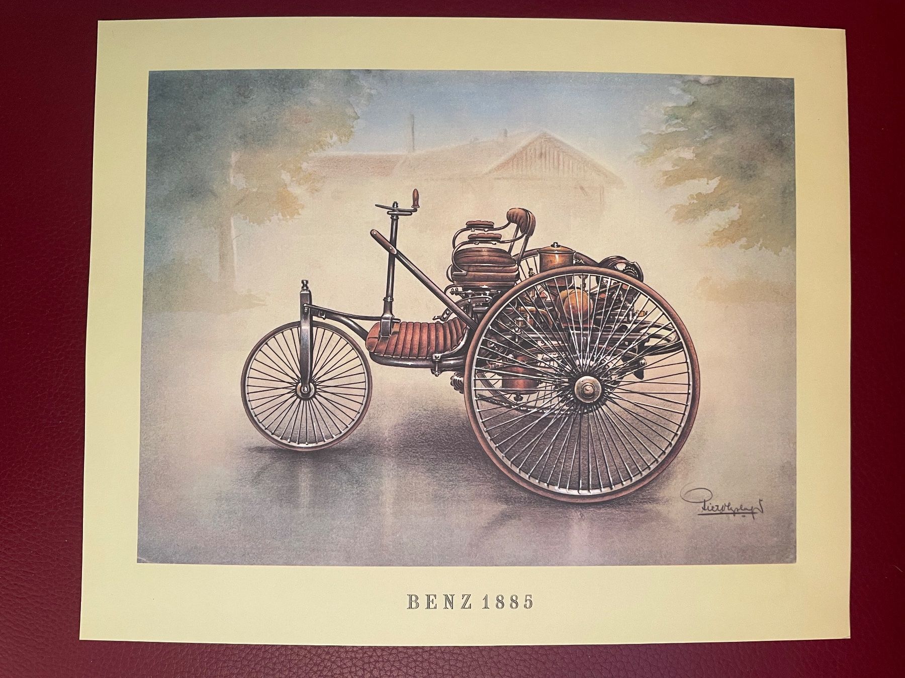 Foto & Immagini: Oldtimer Kunstdruck Vintage Poster Plakat Bild 41x33 cm – Nuovo e nell'imballaggio originale da Langendorf venduto da zloker 1