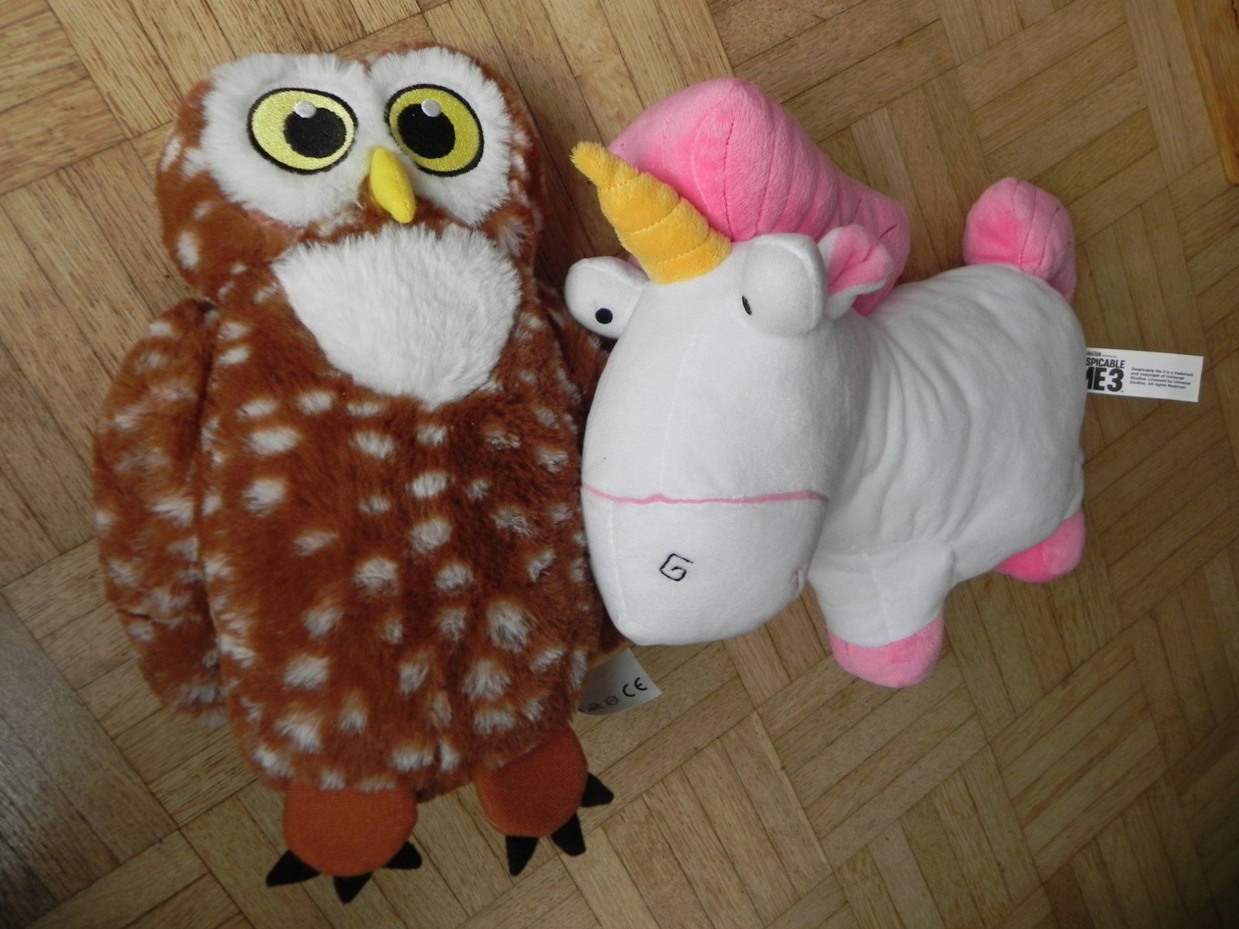 Giocattoli: Eule & Einhorn Stofftiere Set – Usato da Stallikon venduto da pcerny16 1