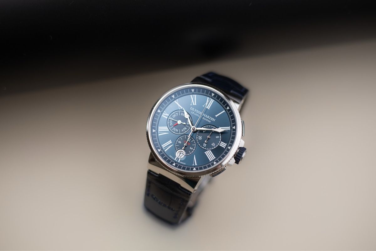 Ulysse Nardin Orologi: ULYSSE NARDIN MARINE CHRONOGRAPH – Usato da Zürich venduto da RotthoffWatchGroup