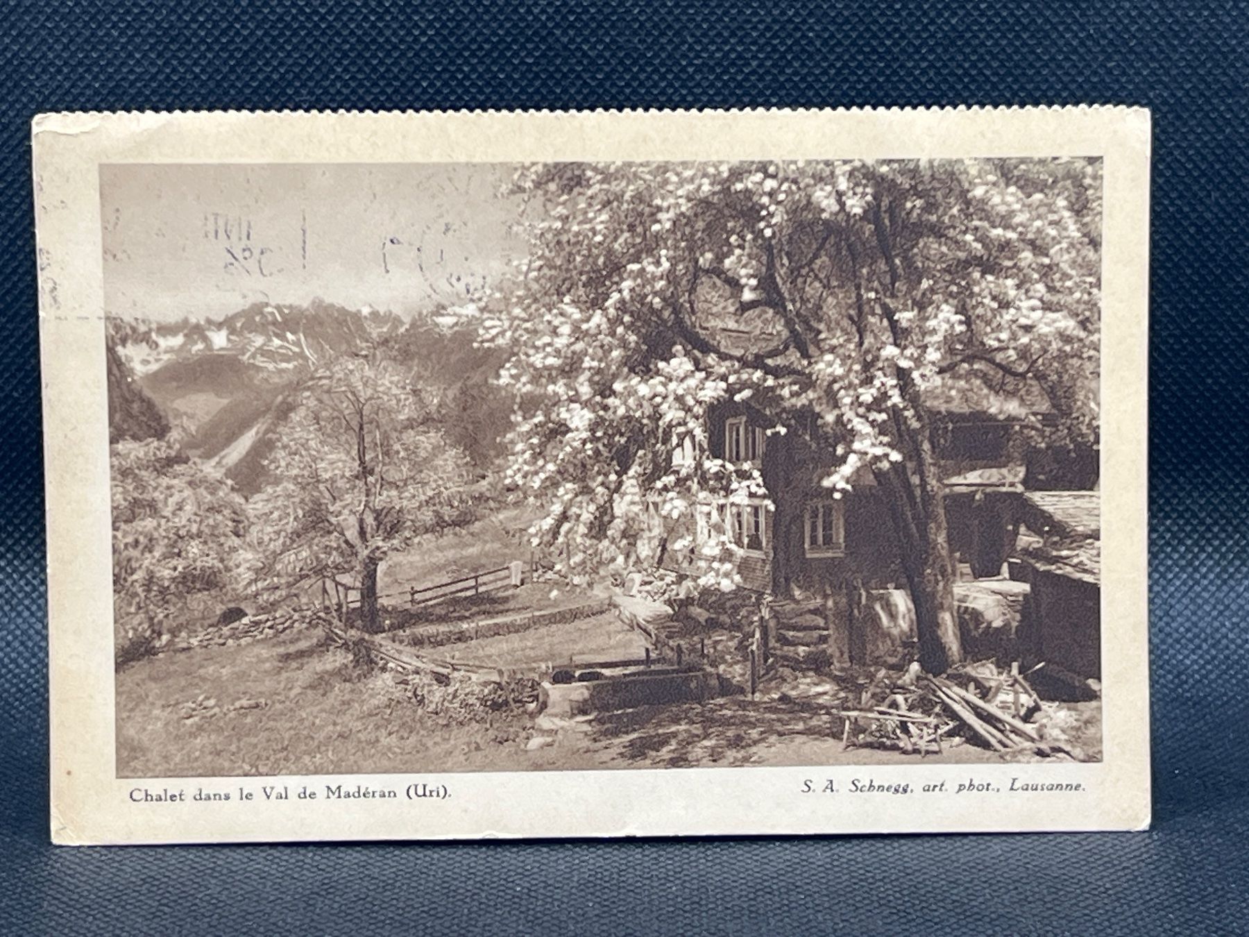 Cartoline postali: Chalet dans le Val de Madéran (Uri) – Usato da Widnau venduto da Brusi9
