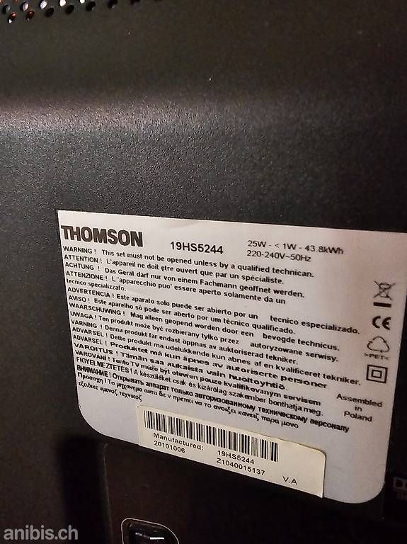Monitore: Thomson 19HS5244 LED avec télécommande – Gebraucht aus Lausanne von AlexDom96 4