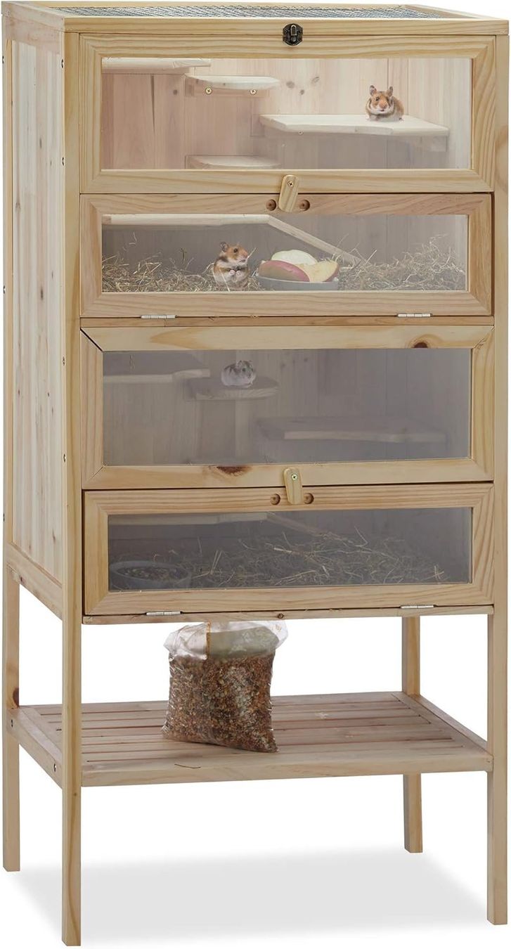 Käfige, Transport & Sicherheit: Hamsterkäfig Holz 120x60x40cm – Neu und originalverpackt aus Bottighofen von zaap