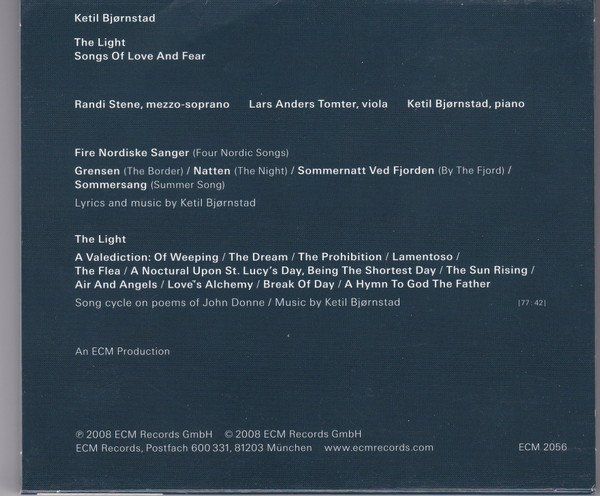 CD: Ketil Bjørnstad – The Light – Usato da Uzwil venduto da visions77 1