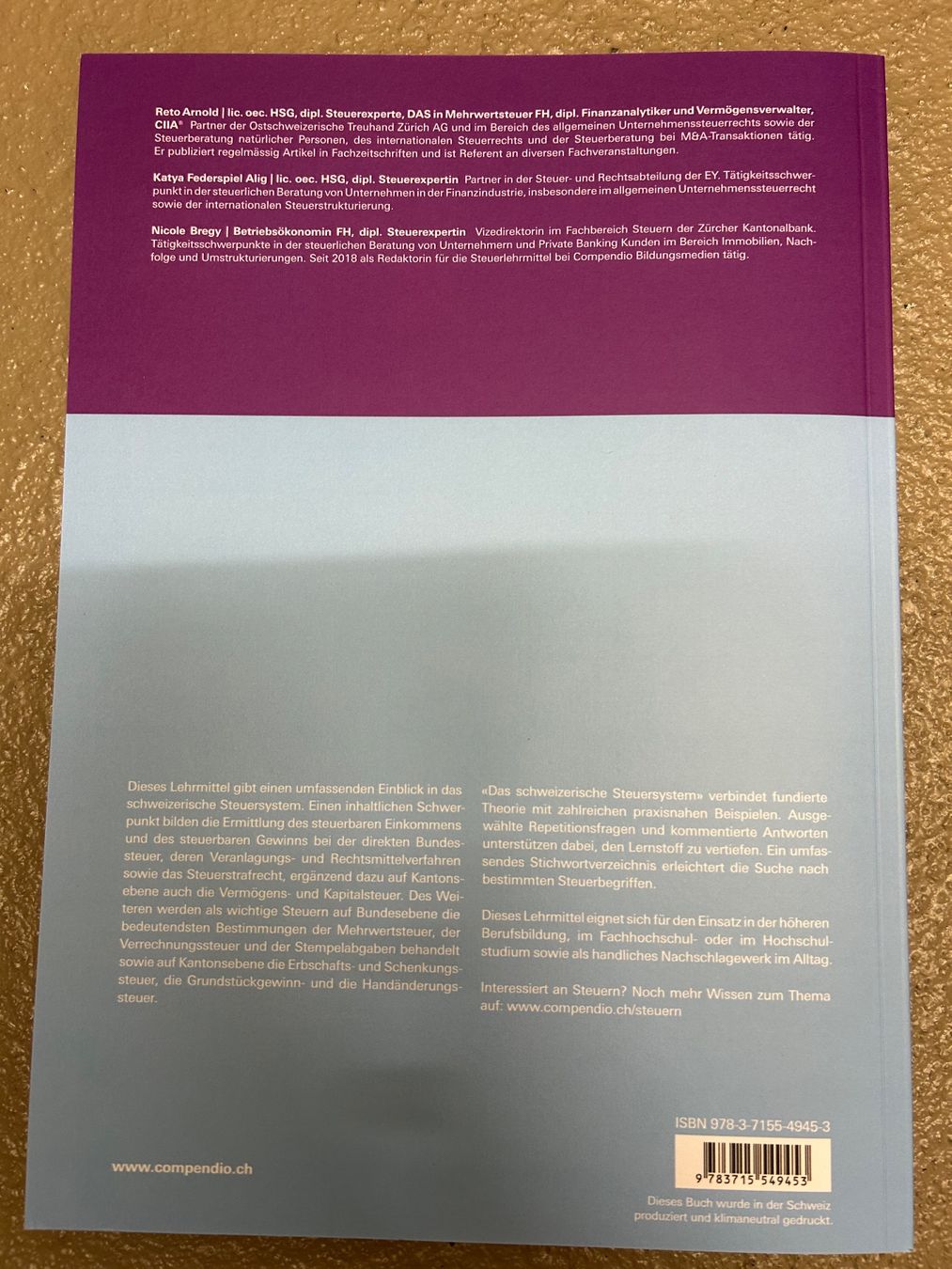 Buch - Compendio - Das schweizerische Steuersystem (Gebraucht) in Baar ...