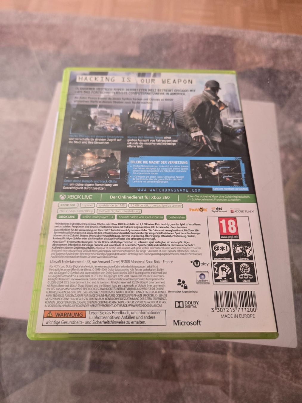 Jeux: Watch Dogs Xbox 360 – D'occasion à Bussigny par Kfdlt 1