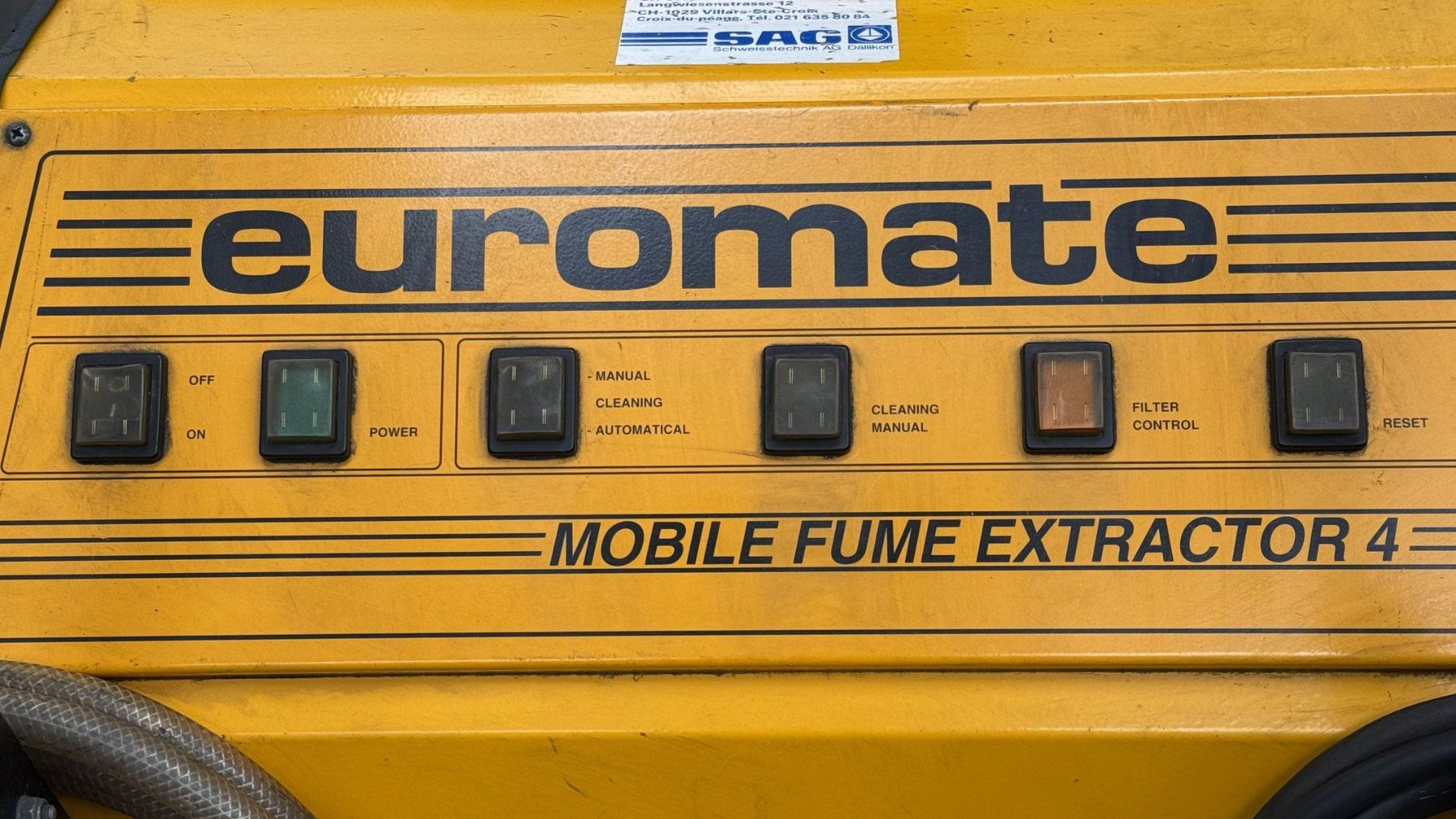 Purificatori d'aria: Mobiler Rauchgasabsauger mit Filter MFE-4, Euromate – Usato da Aesch BL venduto da mas_zjs8 2