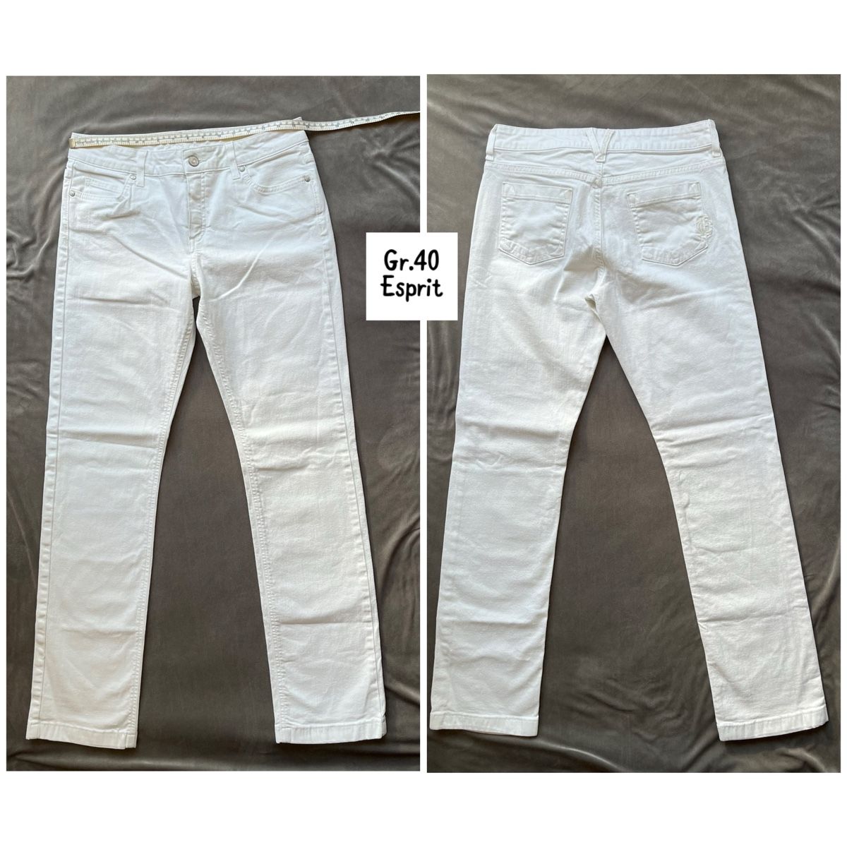 Esprit Jeans: Gr.40, Jeans weiss von Esprit Collection – Usato da Gattikon venduto da AnnettFloh