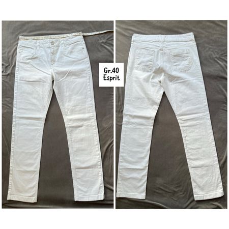 Gr.40, Jeans weiss von Esprit Collection