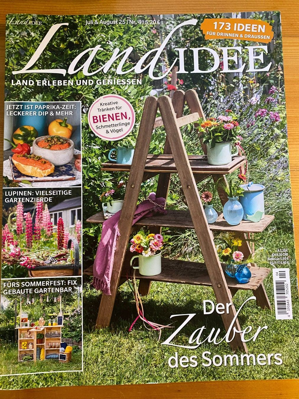 Riviste & Magazine: MAGAZIN HEFT LANDIDEE-JULI-AUGUST 2025 – Usato da Meienried venduto da ManuelaBoutique