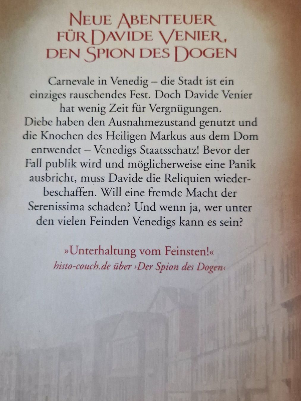Libri: Stefan Maiwald Der Knochenraub von San Marco – Usato da Neuhausen am Rheinfall venduto da Alchimista 1