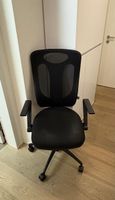 Black Office Chair (Top Star) with Mesh Backrest and Armrest