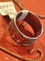 Lebensbaum Ring aus Edelstahl, Grösse 17, S Unisex