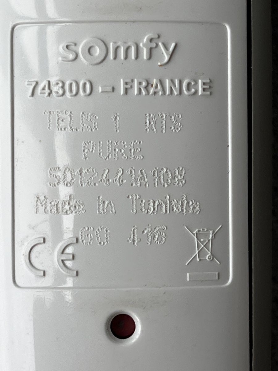 Somfy Fernbedienungen: Télécommande Somfy RTS Telis 1 – Gebraucht aus Savièse von  2