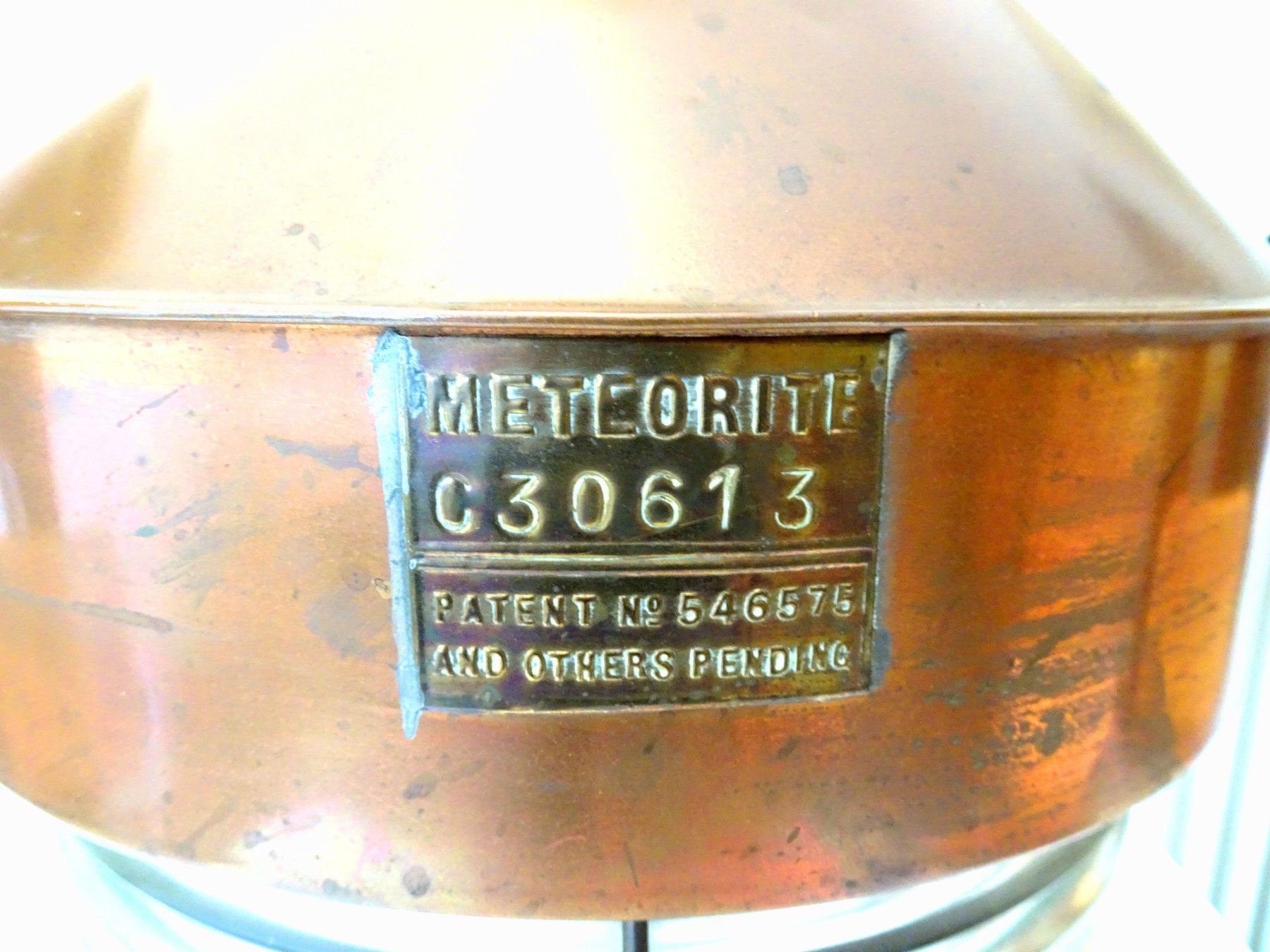 Lampade: Antike Masttop-Metorit-Schiffslampe (ca. 1905) – Usato da Brione (Verzasca) venduto da nevagiu 7