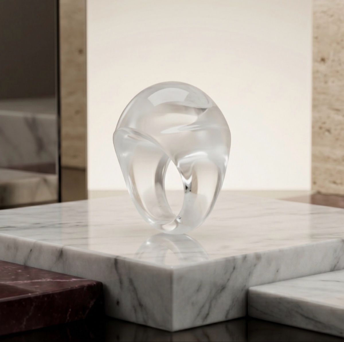 Lalique Bagues: Lalique Cabochon ring  – D'occasion à Forch par ays_5lbc