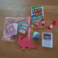Brettspiele Skip-Bo und UNO Konvolut etc.guter Zustand