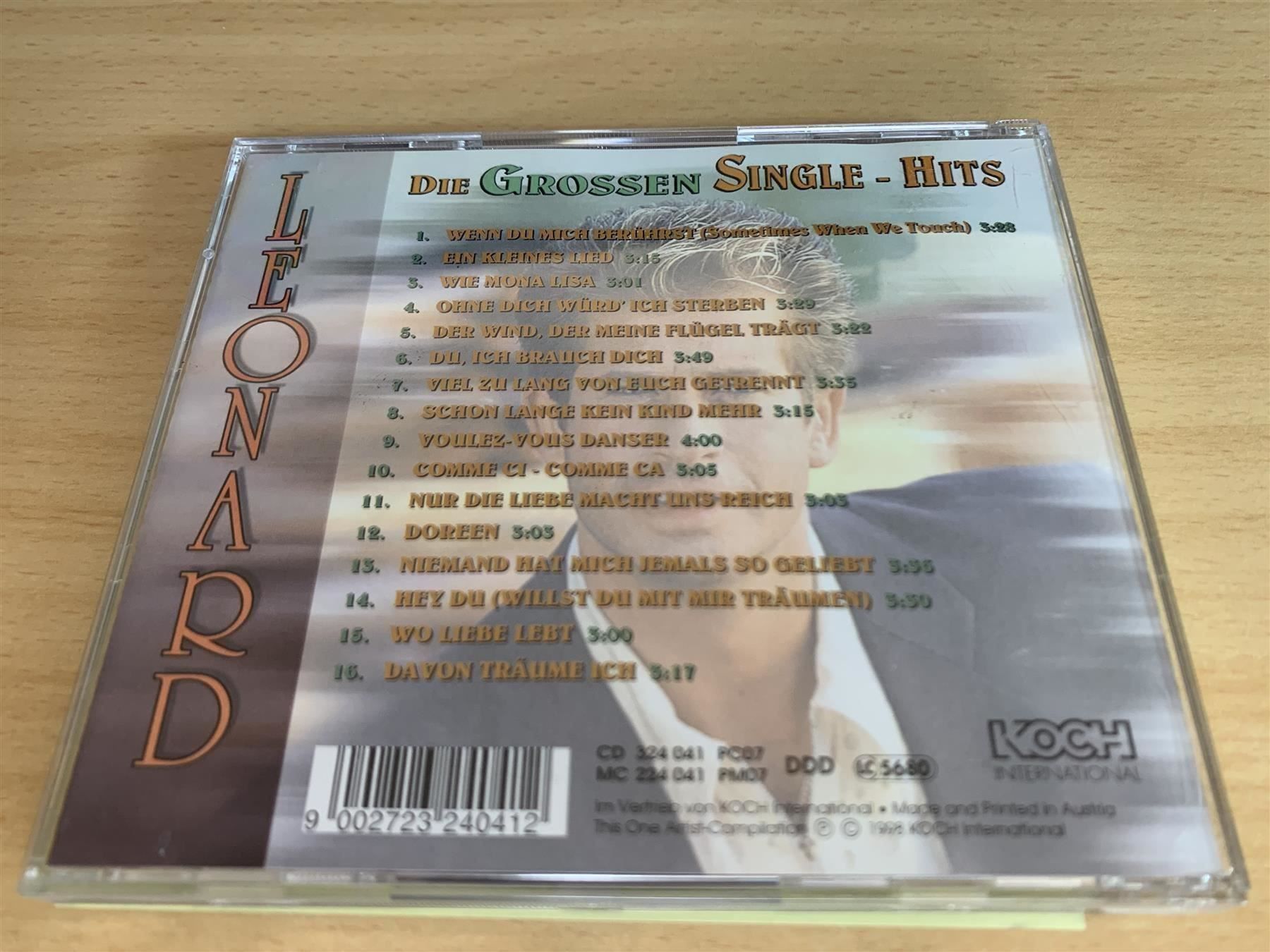 CD: Leonard die Grossen Single-hits – Usato da Rikon im Tösstal venduto da Alpenmutz 1