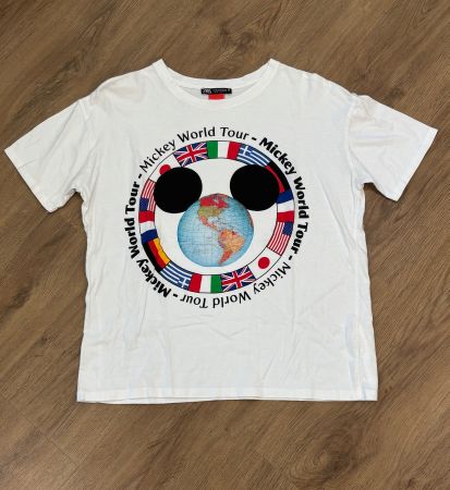 T-Shirt - Zara - Mickey World Tour - Gr. M