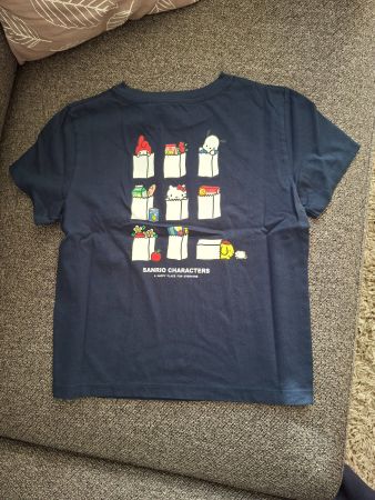 UNIQLO × Sanrio Hello Kitty UT T-Shirt New/Navy/XS!