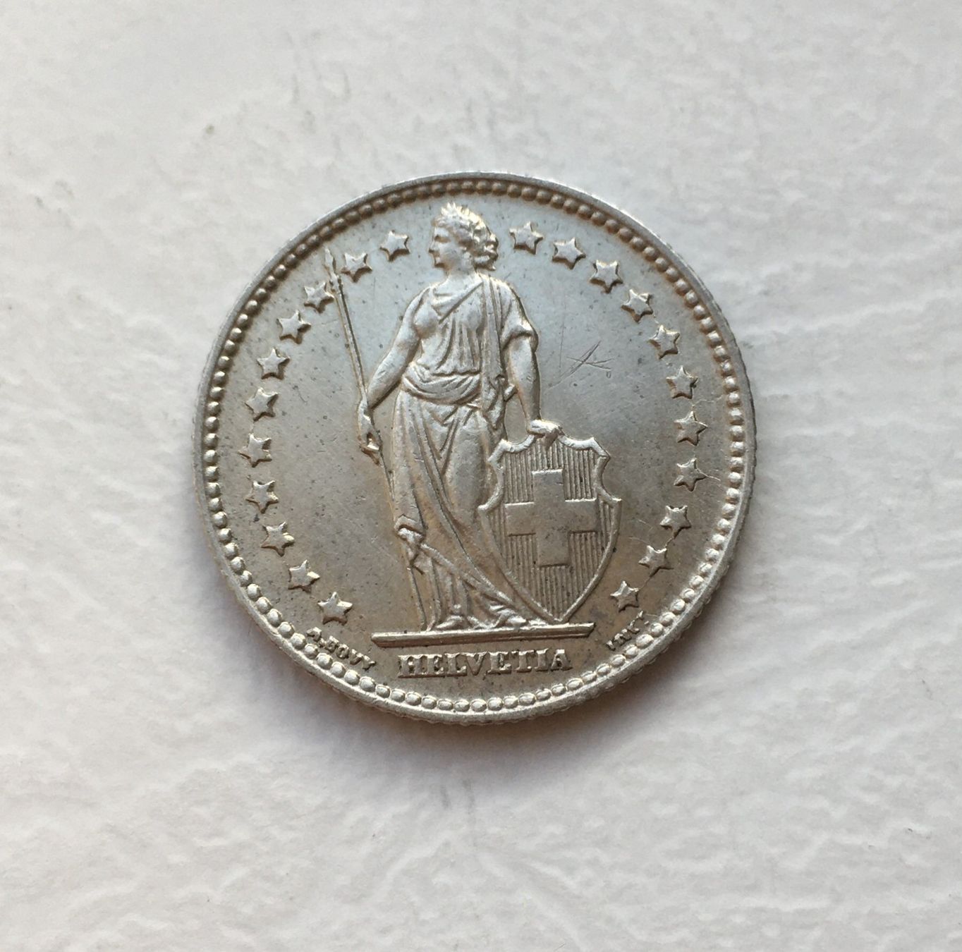 Tutti le monete: 1903 1 Franken vz+ – Usato da Kirchberg SG venduto da Zenhad69 1