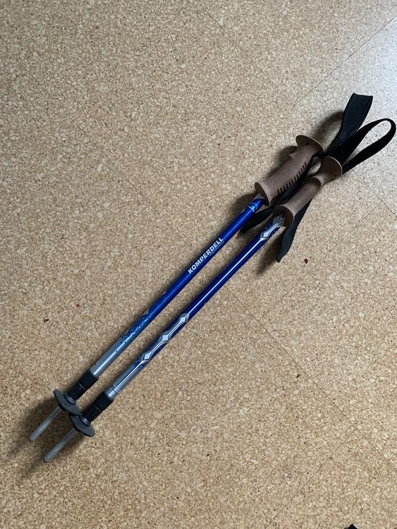 Trekkingstöcke Schwarz - Leicht & Länge Verstellbar 23,5-60,5cm