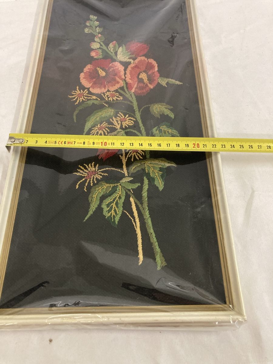 Poster & Bilder: Gesticktes Bild Blumenmotiv Strickbild Blume – Neu und originalverpackt aus Aarwangen von to-hirschi 2