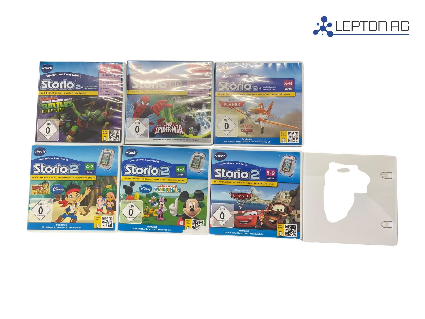 Vtech Storio Lern Tablet Spiele/ Set a 7 Spiele (Gebraucht) in ...