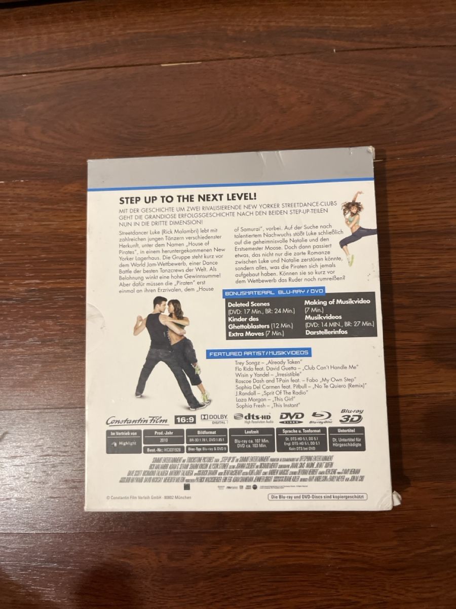 Tutti i DVDs: Step Up 3D - Blu-ray Premium Edition - Great Condition! – Usato da Buchs ZH venduto da SilvanKra 1