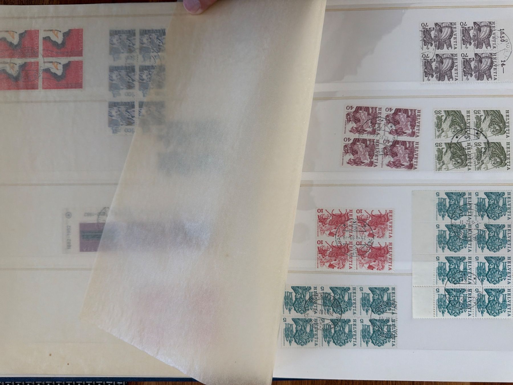 Tutti i francobolli: Schweizer Briefmarken Helvetia u Werbemarken – Usato da Horgen venduto da Nuschel01 3