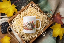 Herbst Igel Keramic Tasse NEU