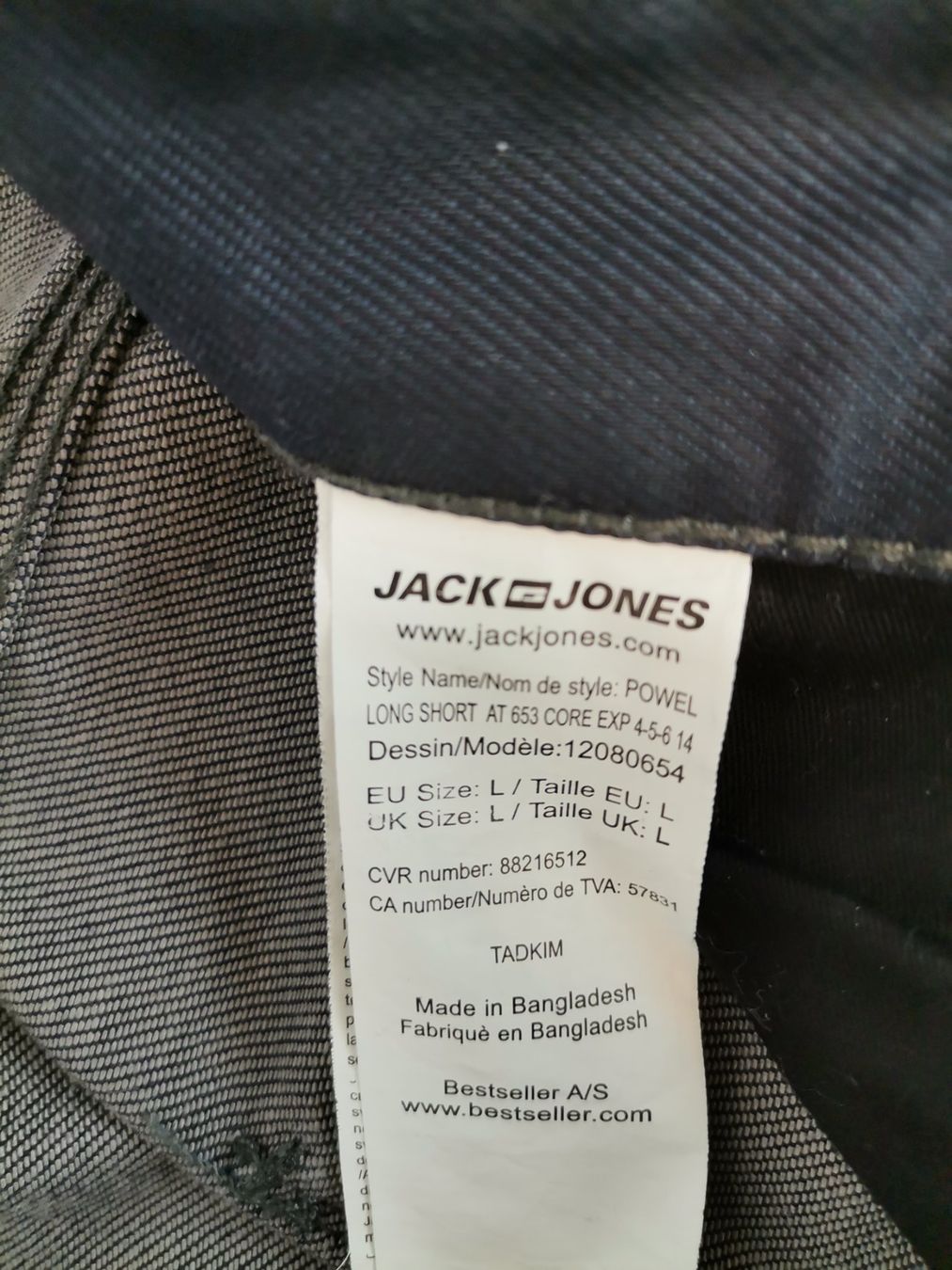 Jack & Jones Jeans: JACK & JONES Core Shorts - Powell Gr. L – Usato da Schaffhausen venduto da Restwert_SH 7