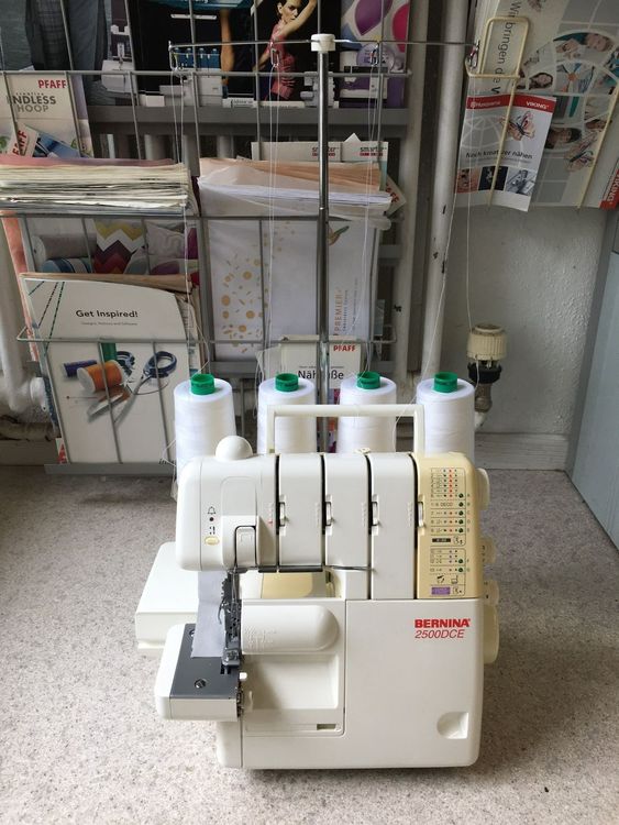 Bernette B42 Overlock Maschine – Coverstich-Maschine Mit 3 Coverstichen, Kettenstich & LED-Beleuchtung