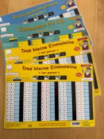 Zaubertafeln,  wiederverwendbar, Set 4 Stk. (Einmaleins etc.