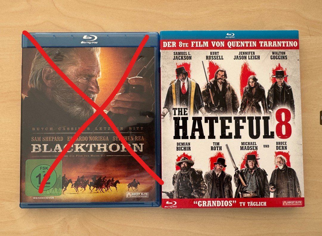 Tous les DVDs: Blu-Ray WESTERN Hateful 8 – D'occasion à Männedorf par LTMCS