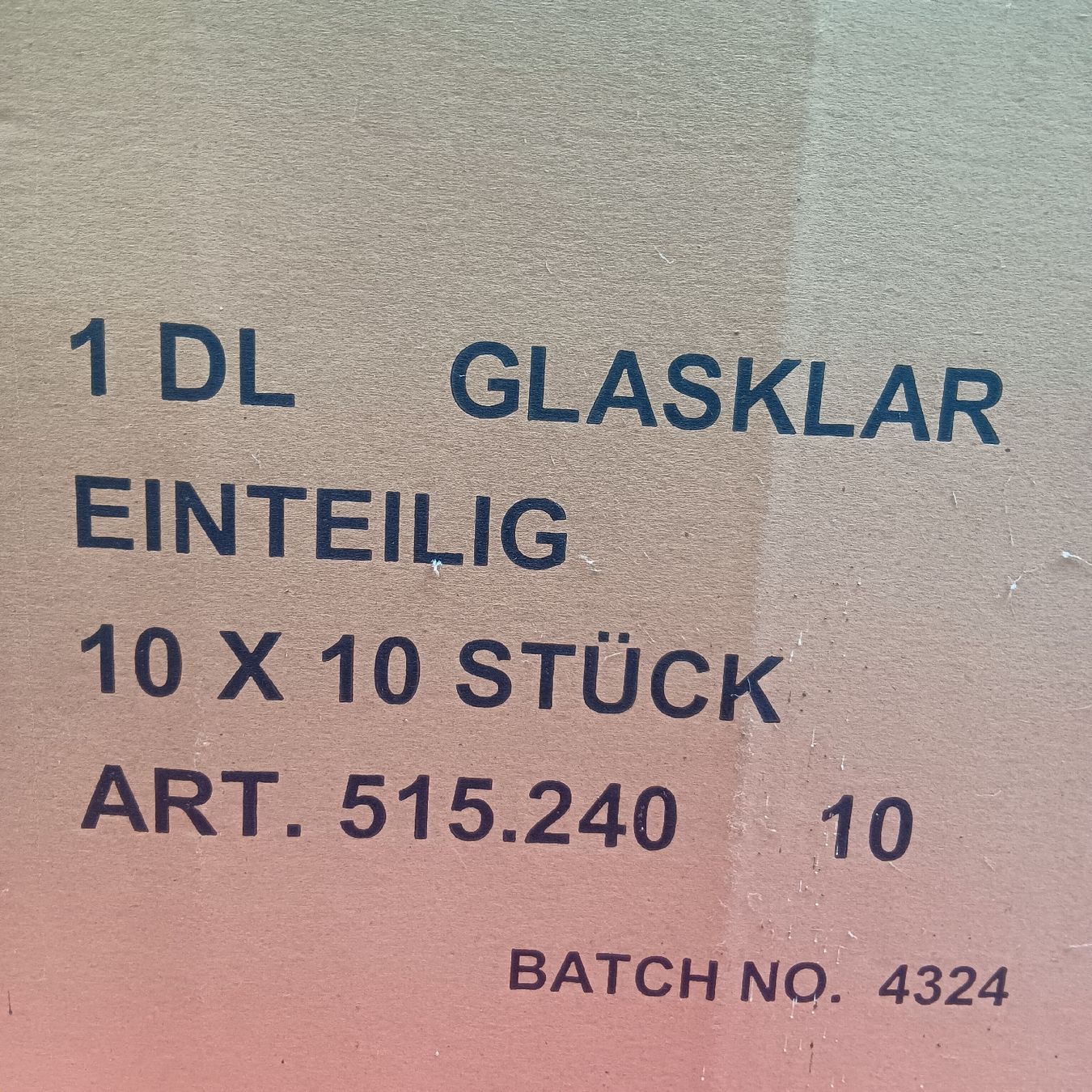 Gläser: 100 Stk. Sektgläser 1dl – Neu und originalverpackt aus Zell LU von erwin61 3