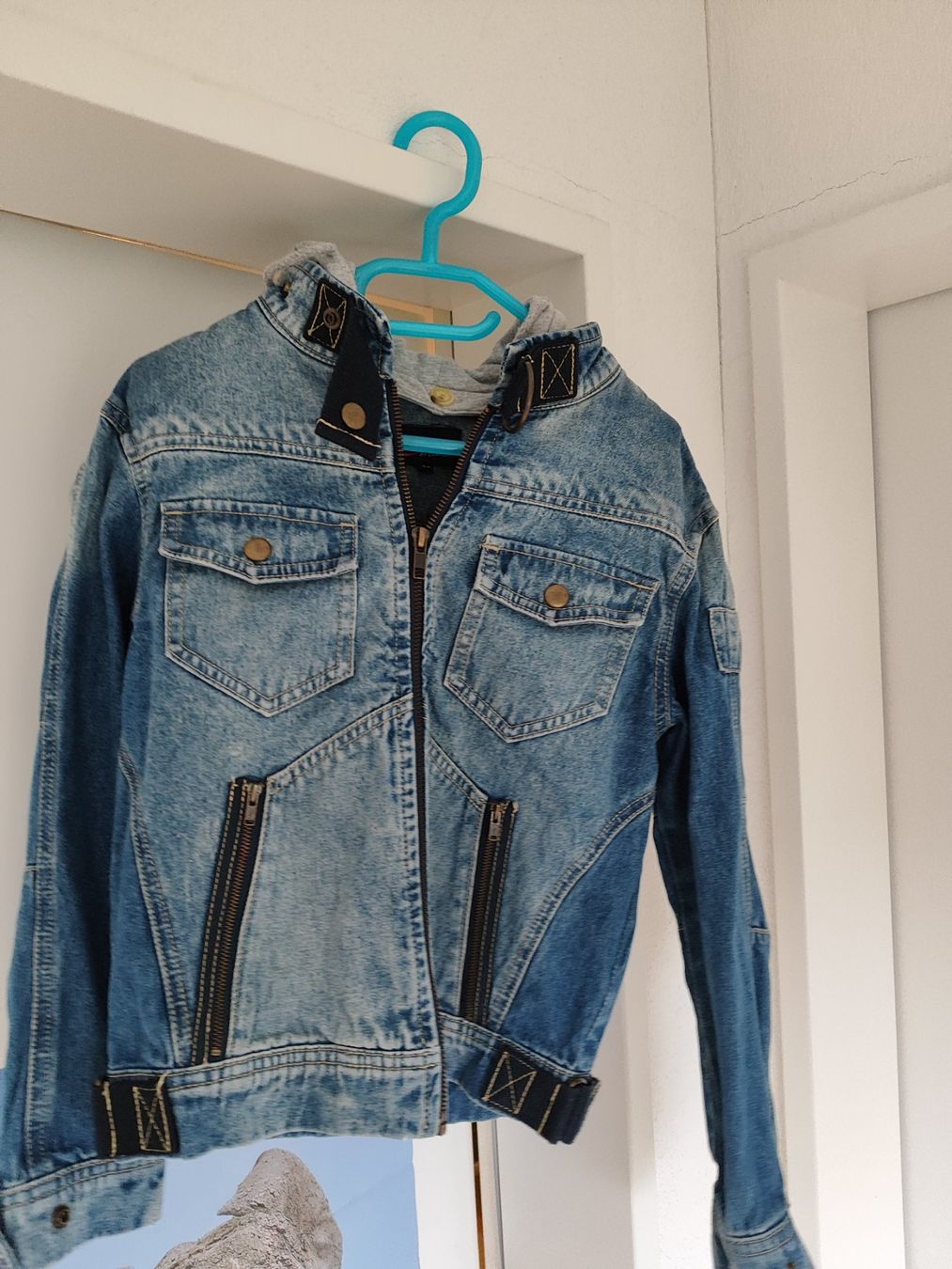 Jacken & Mäntel: Coole Jeansjacke Junge Gr. 128 – Gebraucht aus Seon von Mandes1 2