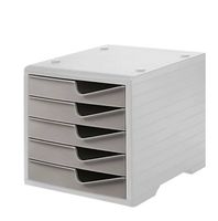neue Schubladenbox, 5 Schübe, Auszugsperre & Griffmulde
