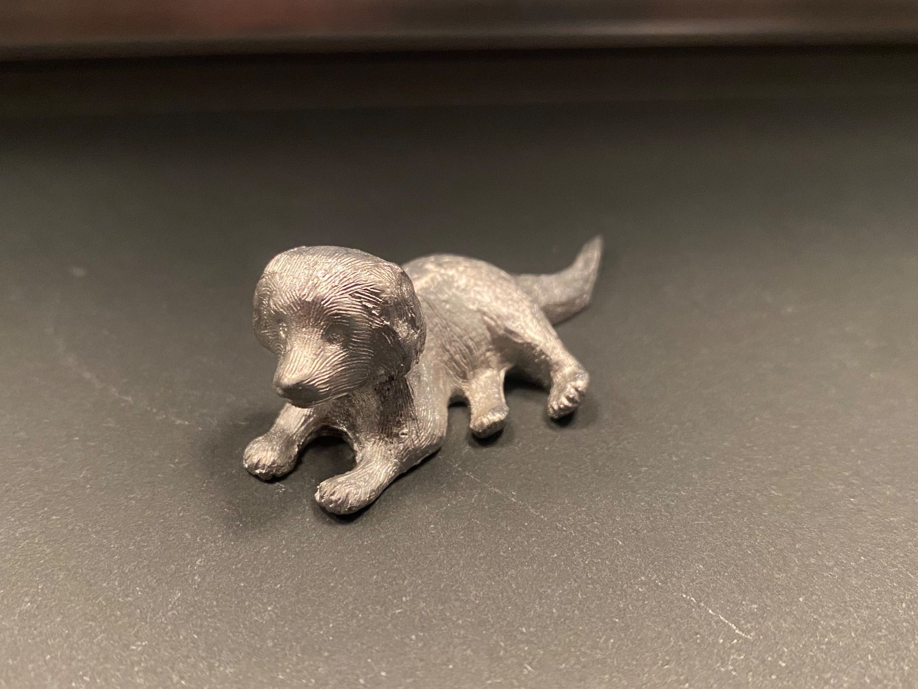 Statuette: Süsser Zinn-Dackel – Usato da Wetzikon ZH venduto da rradix1 1