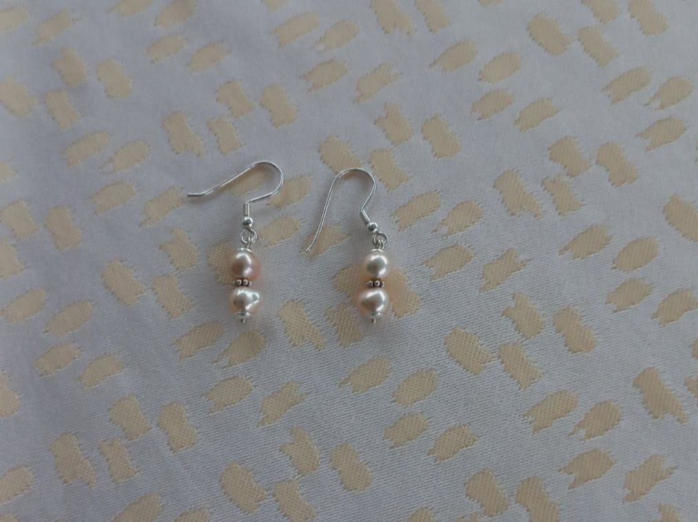 Orecchini pendenti & Orecchini a lobo: Silber 925 Ohrhänger mit Süsswasser Perlen und Silber Ring – Nuovo e nell'imballaggio originale da Winistorf venduto da acreativ2 2
