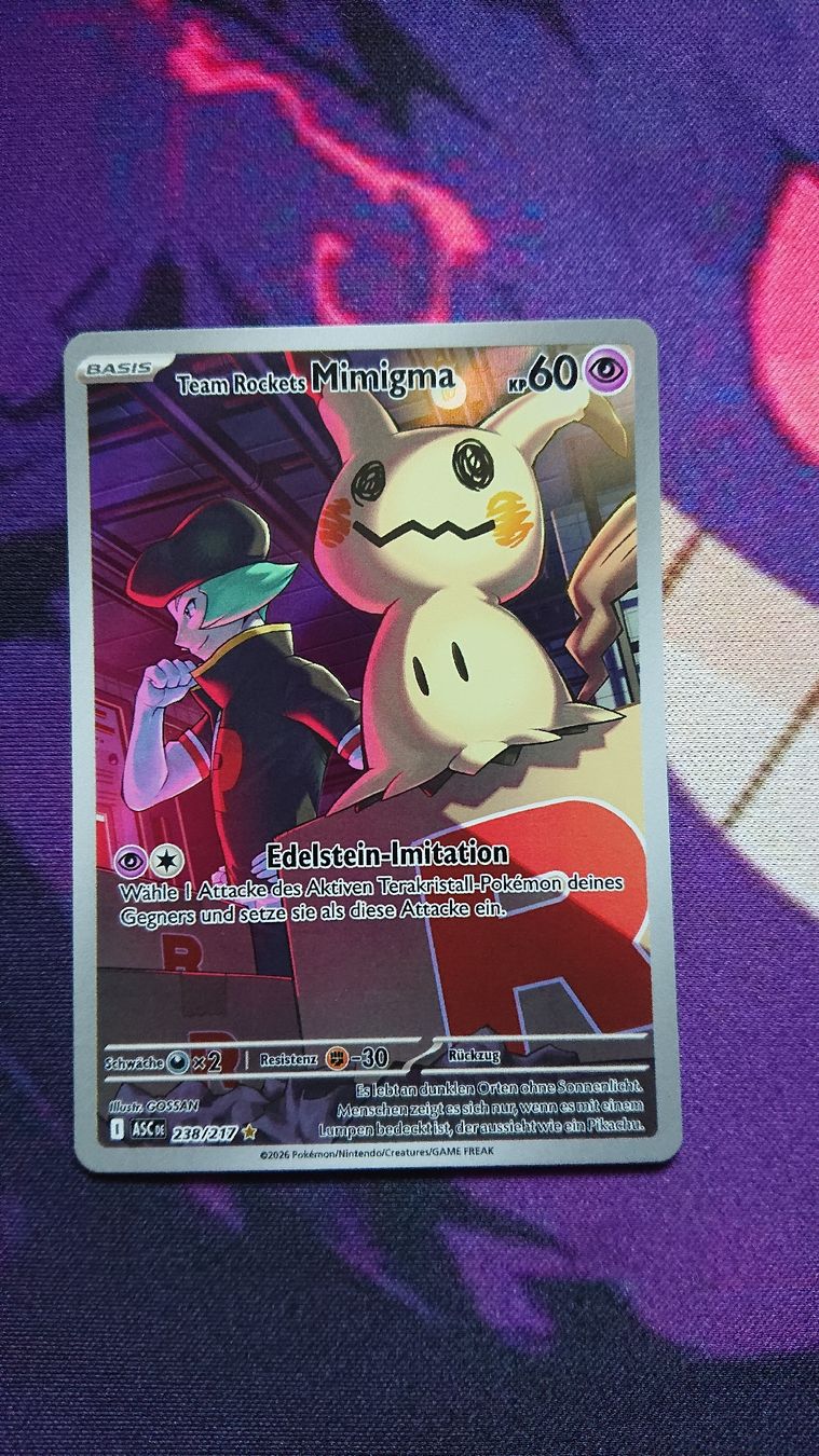 Pokémon Carte collezionabili: Team Rockets Mimigma 238 ASC Deutsch  – Nuovo (secondo la descrizione) da Chur venduto da FreakofRarity