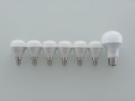 Philips Hue Leuchtmittel Set - 6x E14 und 1x E27