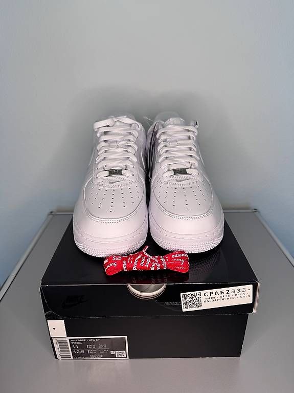 Nike Scarpe da uomo: Nike Air Force 1 White Supreme – Nuovo e nell'imballaggio originale da Reutigen venduto da Adweng 1