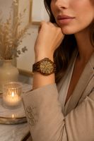 MONTRE GUESS LÉOPARD DORÉE